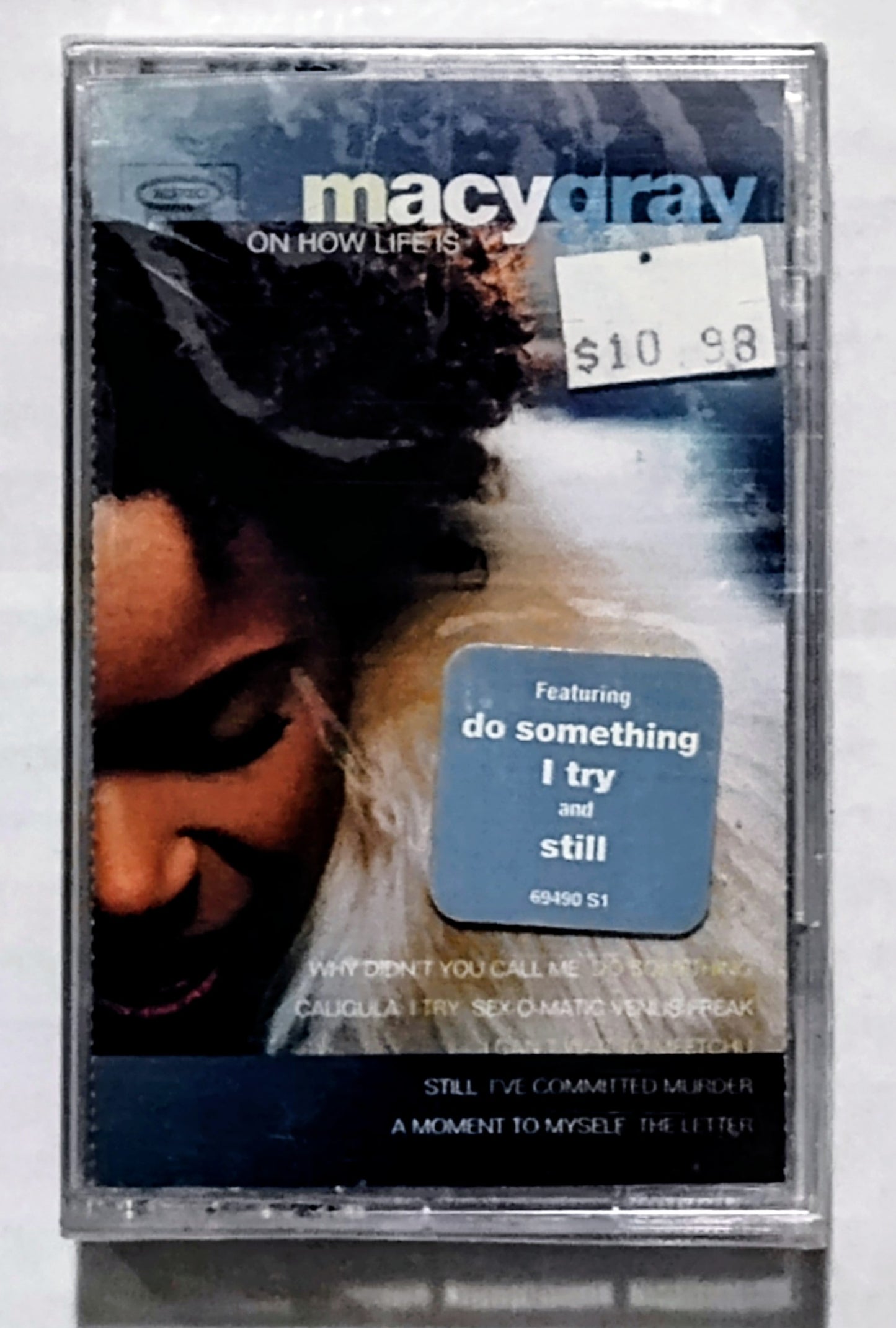 Macy Gray - “On How Life Is” - CASSETTE TAPE NM/M (Sealed with hype sticker; small cracks in case)
