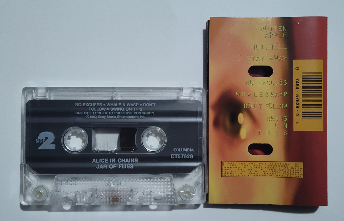 Alice In Chains - "Jar Of Flies" - CASSETTE TAPE VG+/VG+ (Overall looks/sounds NM)