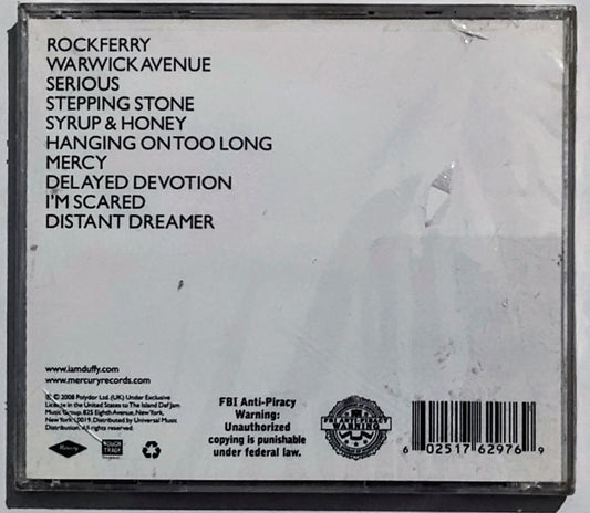 Duffy - “Rockferry” - COMPACT DISC VG/M (Sealed with hype sticker; badly cracked case)