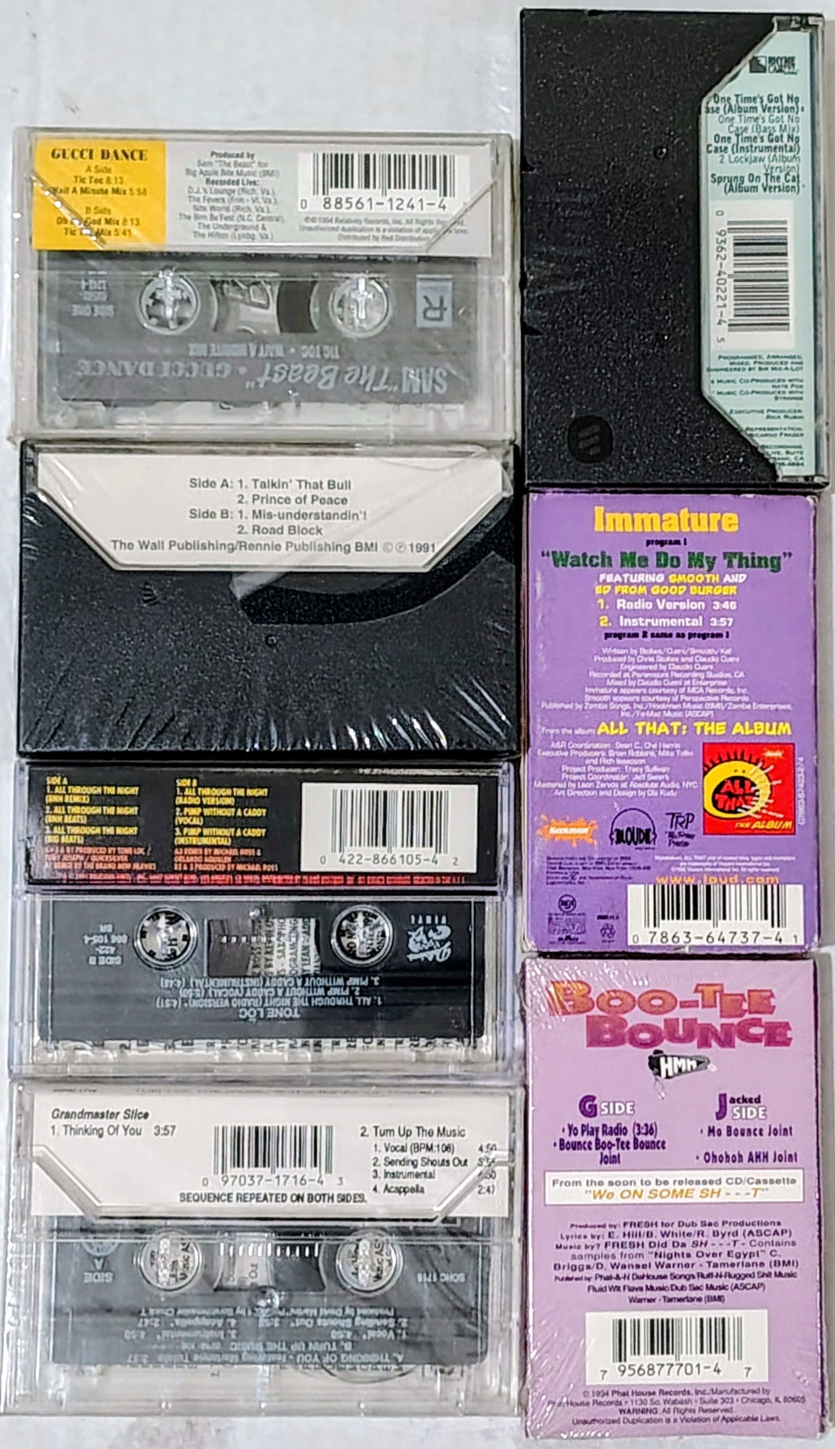 7-Tape Rap/Hip-Hop/Bounce/Bass Mini Batch (Lot 2)