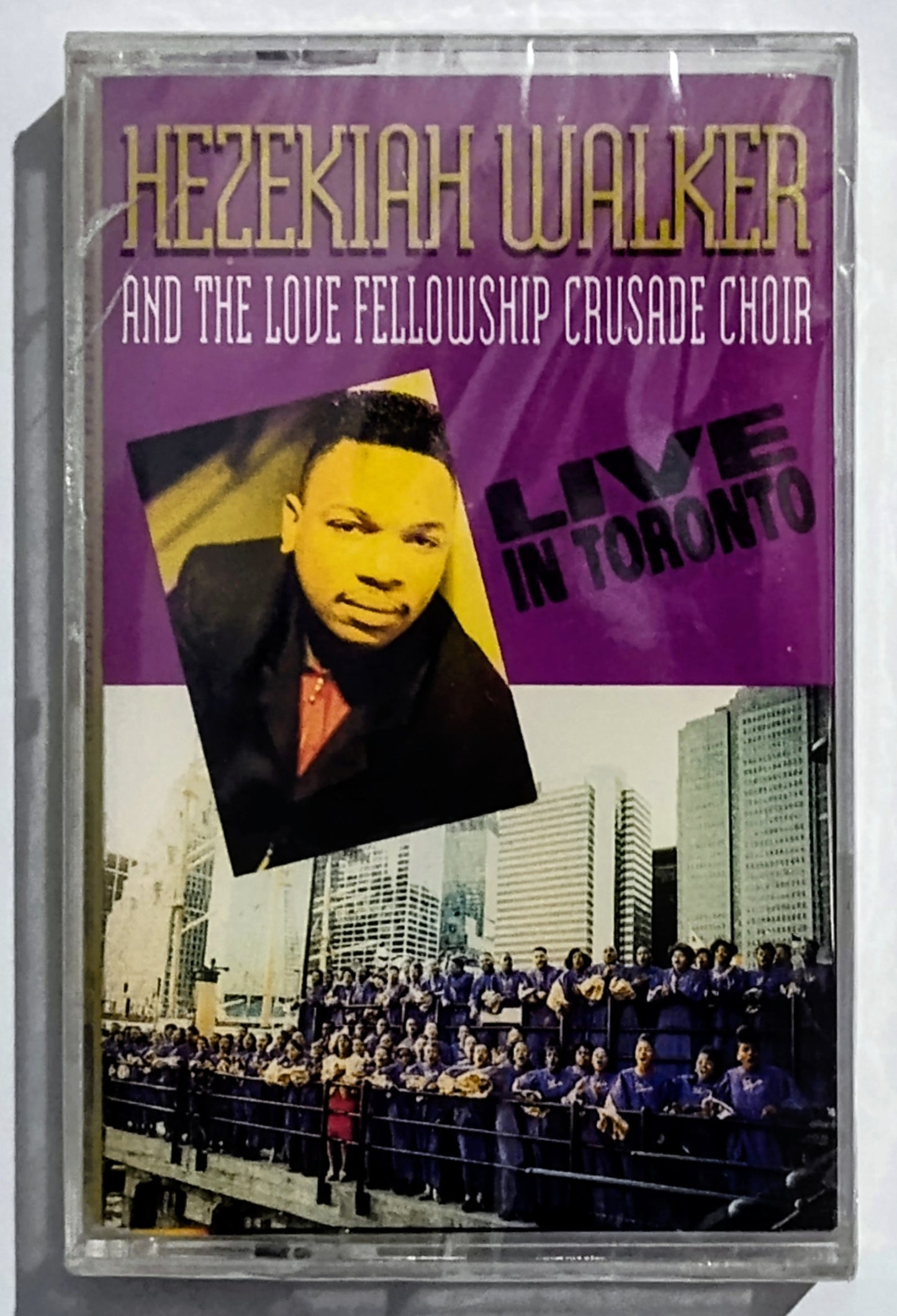 Hezekiah Walker And The Love Fellowship Crusade Choir - “Live In Toronto” - CASSETTE TAPE VG+/M (Sealed)