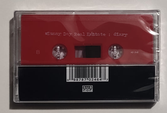 Sunny Day Real Estate - "Diary" - INDIE CASSETTE TAPE (Red shell) M/M (Sealed)
