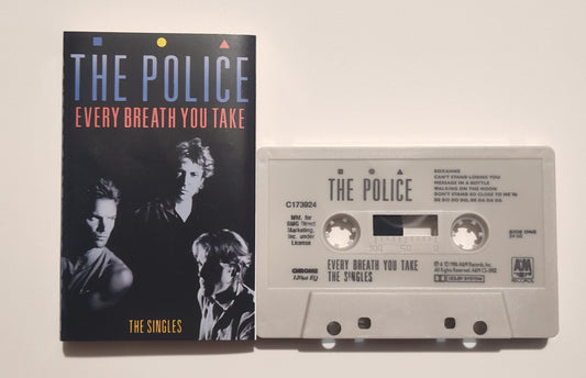 Police, The - "Every Breath You Take: The Best Of" - CASSETTE TAPE (DOLBY; Chrome) VG+/VG+