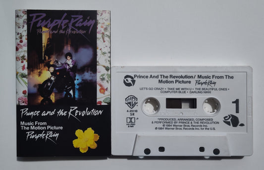 Prince - "Purple Rain" - CASSETTE TAPE (SR; DOLBY HX PRO B NR) VG+/VG+