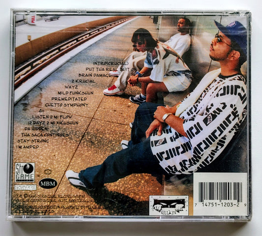 Villain - “Ghetto Symphony” - COMPACT DISC NM/M (Sealed; torn cellophane ) *❄️*[Chicago, IL]