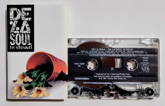 De La Soul - "De La Soul Is Dead" - CASSETTE TAPE VG+/VG (Scratchy shell)