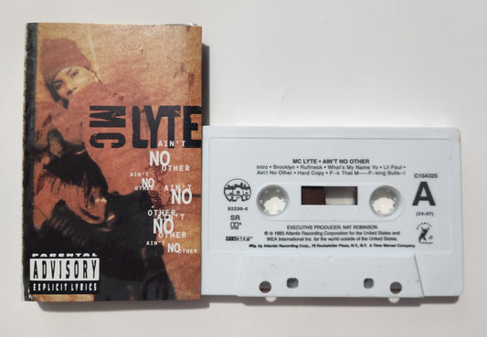 MC Lyte - "Ain't No Other" - CASSETTE TAPE (SR;DIGalog;DOLBY HX PRO; BMG Club Copy-not on Discogs) VG+/VG