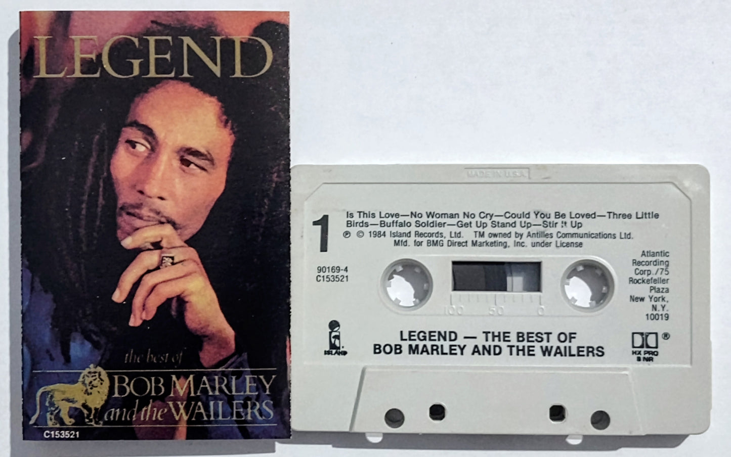 Bob Marley And The Wailers - “Legend: The Best Of” - CASSETTE TAPE (BMG) VG+/VG+