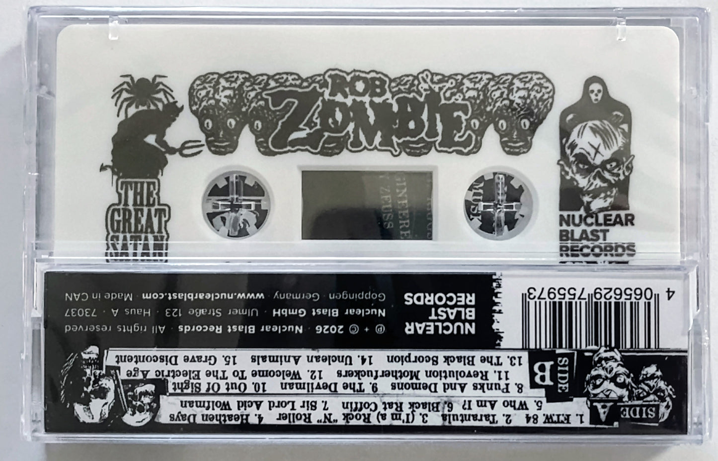 Rob Zombie - “The Great Satan” - CASSETTE TAPE M/M (Sealed) *🔥*