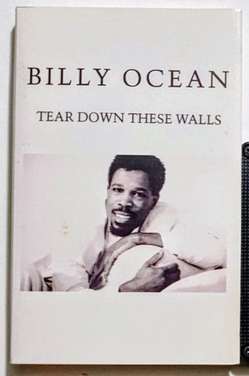 Billy Ocean - "Tear Down These Walls" - CASSETTE TAPE (Canada; black shell; DOLBY) VG+/VG+
