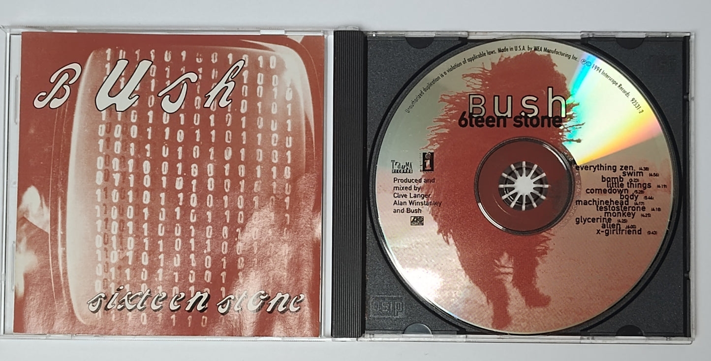 Bush - "Sixteen Stone" - COMPACT DISC VG+/VG+