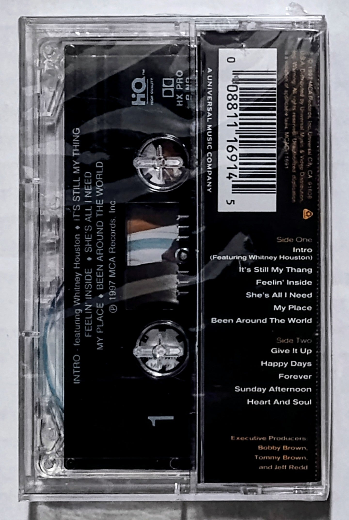Bobby Brown - “Forever” - CASSETTE TAPE NM/M (Sealed with hype sticker; small holes/tears in cellophane)
