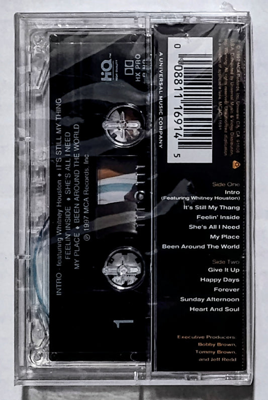 Bobby Brown - “Forever” - CASSETTE TAPE NM/M (Sealed with hype sticker; small holes/tears in cellophane)