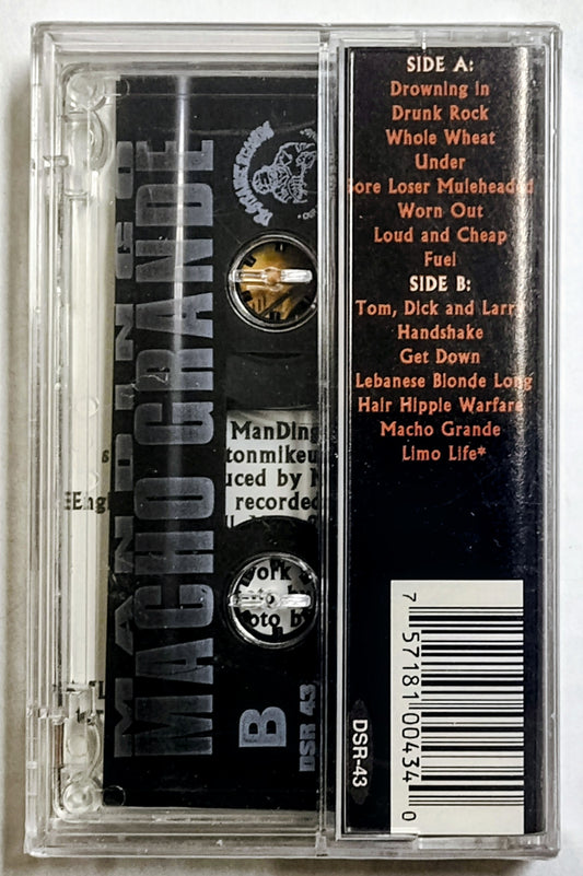 Man Dingo - “Macho Grande” - INDIE CASSETTE TAPE M/M (Sealed) *⭐*