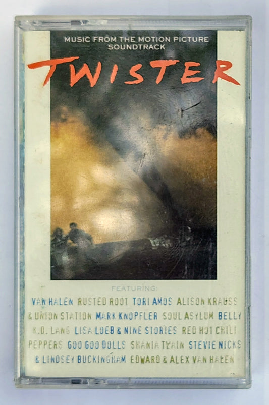 Various Artists (Van Halen, Tori Amos + More) - “Twister Soundtrack” - CASSETTE TAPE VG+/G+ *🚨*