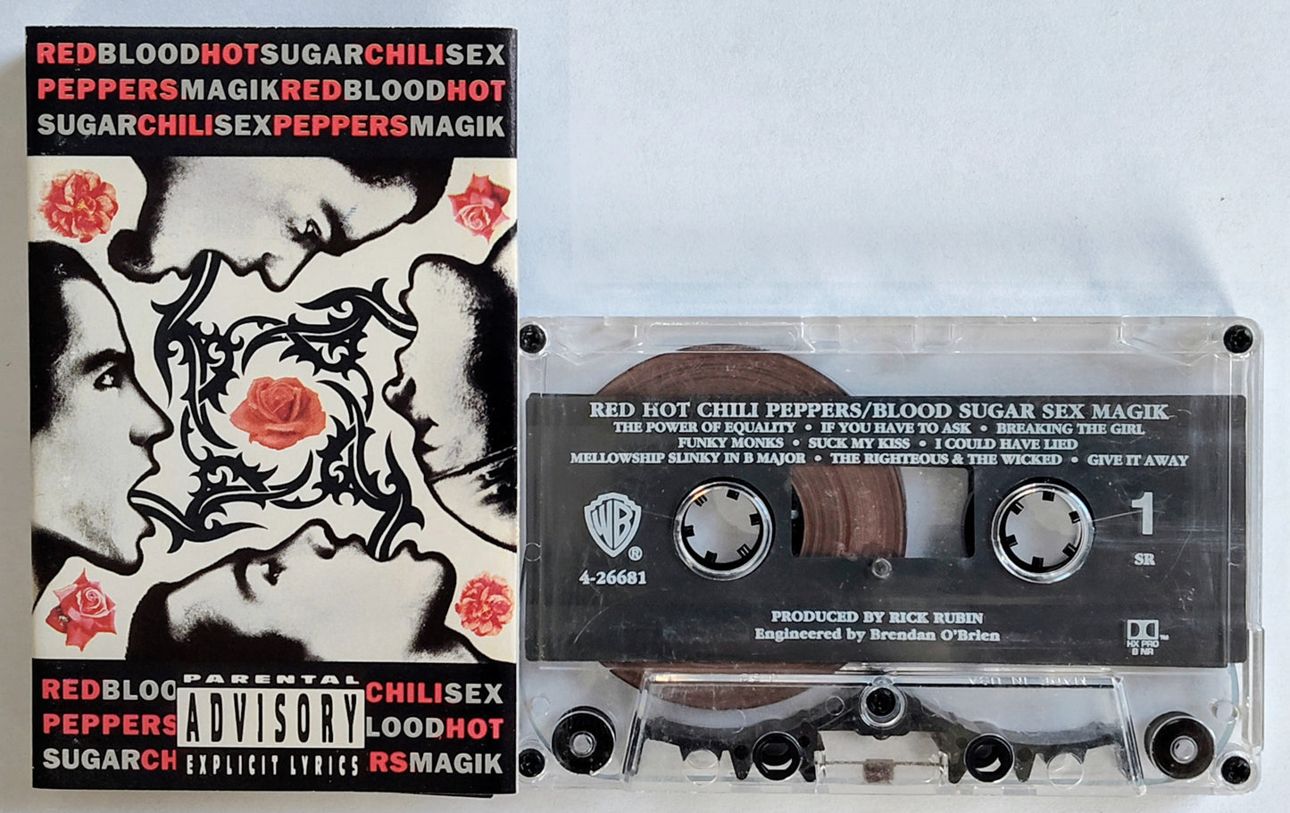 Red Hot Chili Peppers - "Blood Sugar Sex Magik" - CASSETTE TAPE VG/VG *🚨*