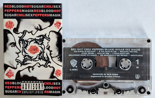 Red Hot Chili Peppers - "Blood Sugar Sex Magik" - CASSETTE TAPE VG/VG *🚨*