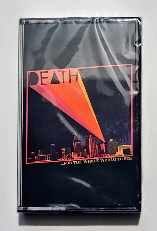 Death- "...For The Whole World To See (Reissue)" - INDIE CASSETTE TAPE M/M (Sealed)