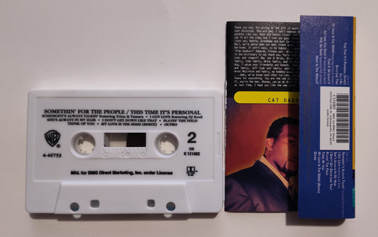 Something For The People - "This Time It's Personal" - CASSETTE TAPE (DOLBY HX PRO B NR)VG+/VG+