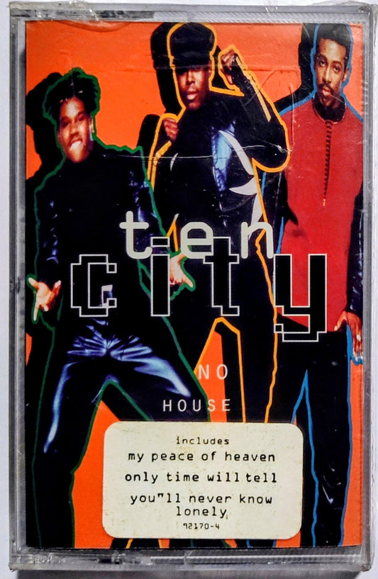 Ten City - "No House Big Enough" - CASSETTE TAPE (SR; DIGalog; DOLBY HX PRO) NM/M (Sealed; broken seal)