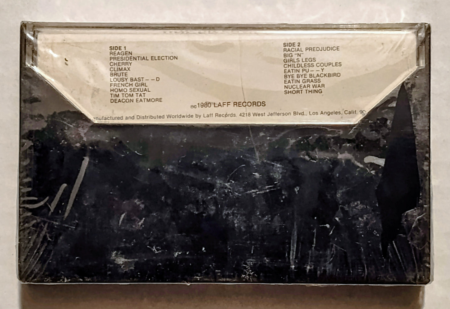 Redd Foxx - “Uncensored” - CASSETTE TAPE VG+/NM (Sealed; Shows weather wear)