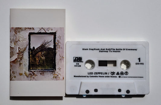 Led Zeppelin - "Led Zeppelin (4)" - CASSETTE TAPE (Columbia House) VG+/VG+