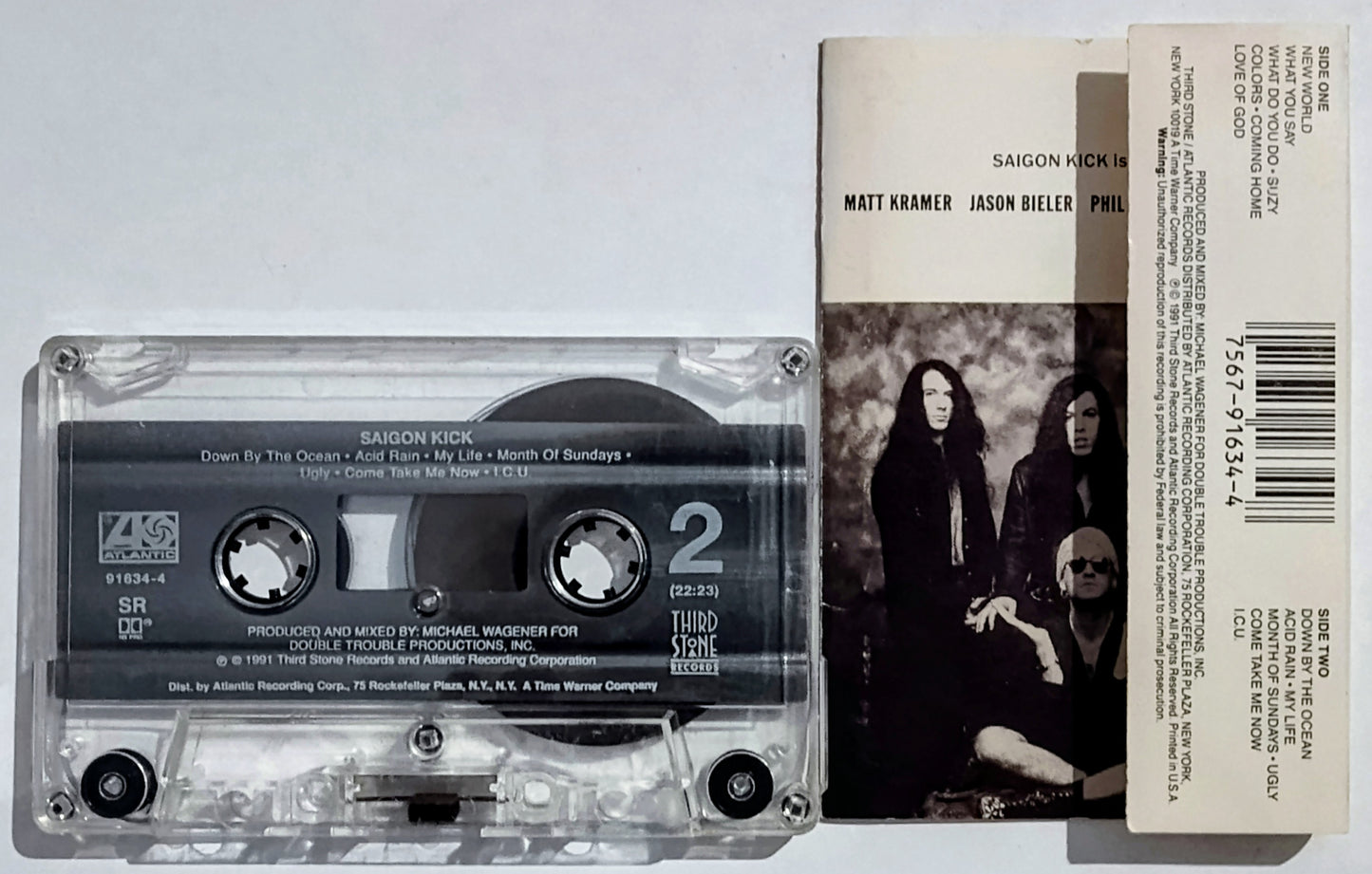 Saigon Kick - “Saigon Kick” - CASSETTE TAPE (Promo Copy) VG+/VG+