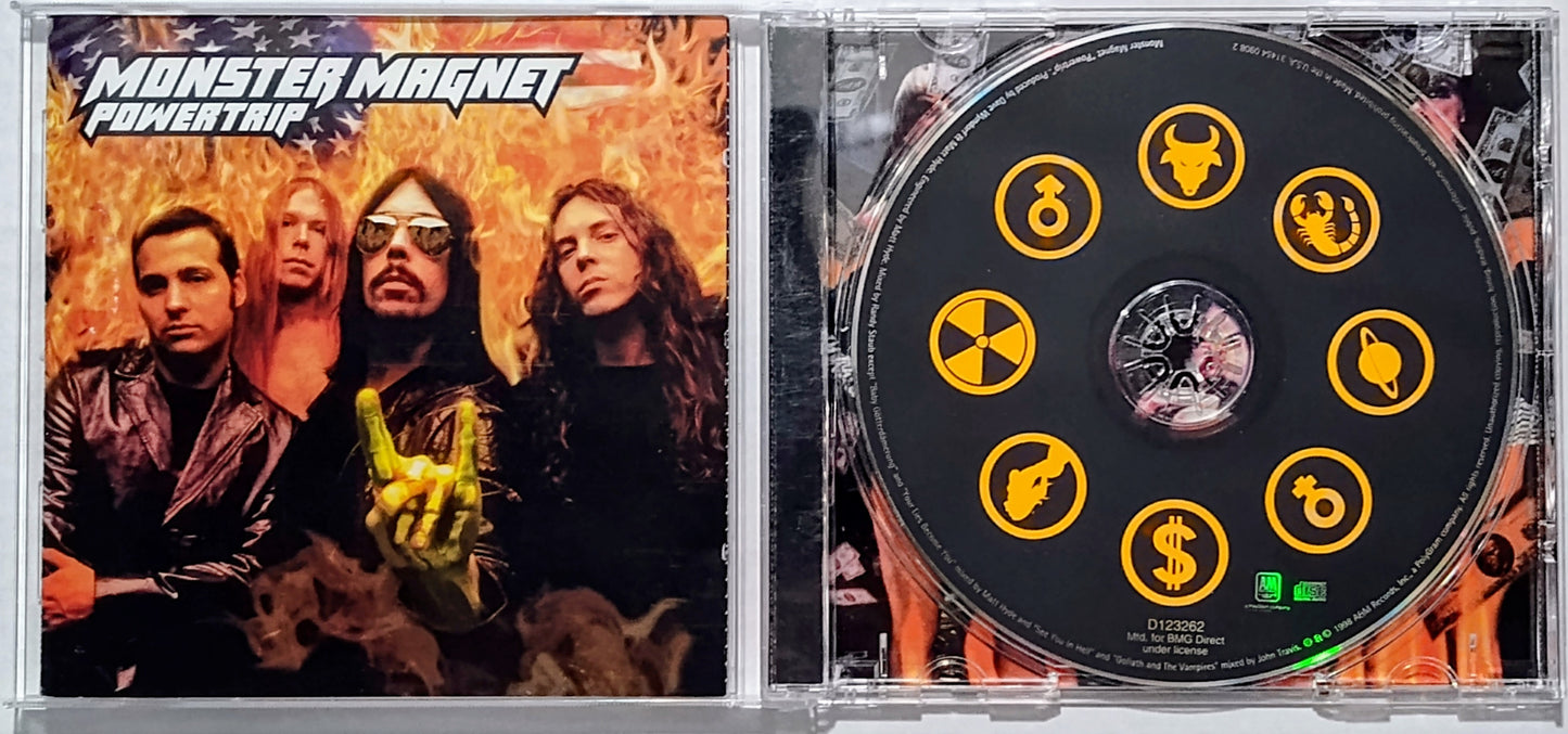 Monster Magnet - “Powertrip” - COMPACT DISC (BMG) VG+/VG *🚨*