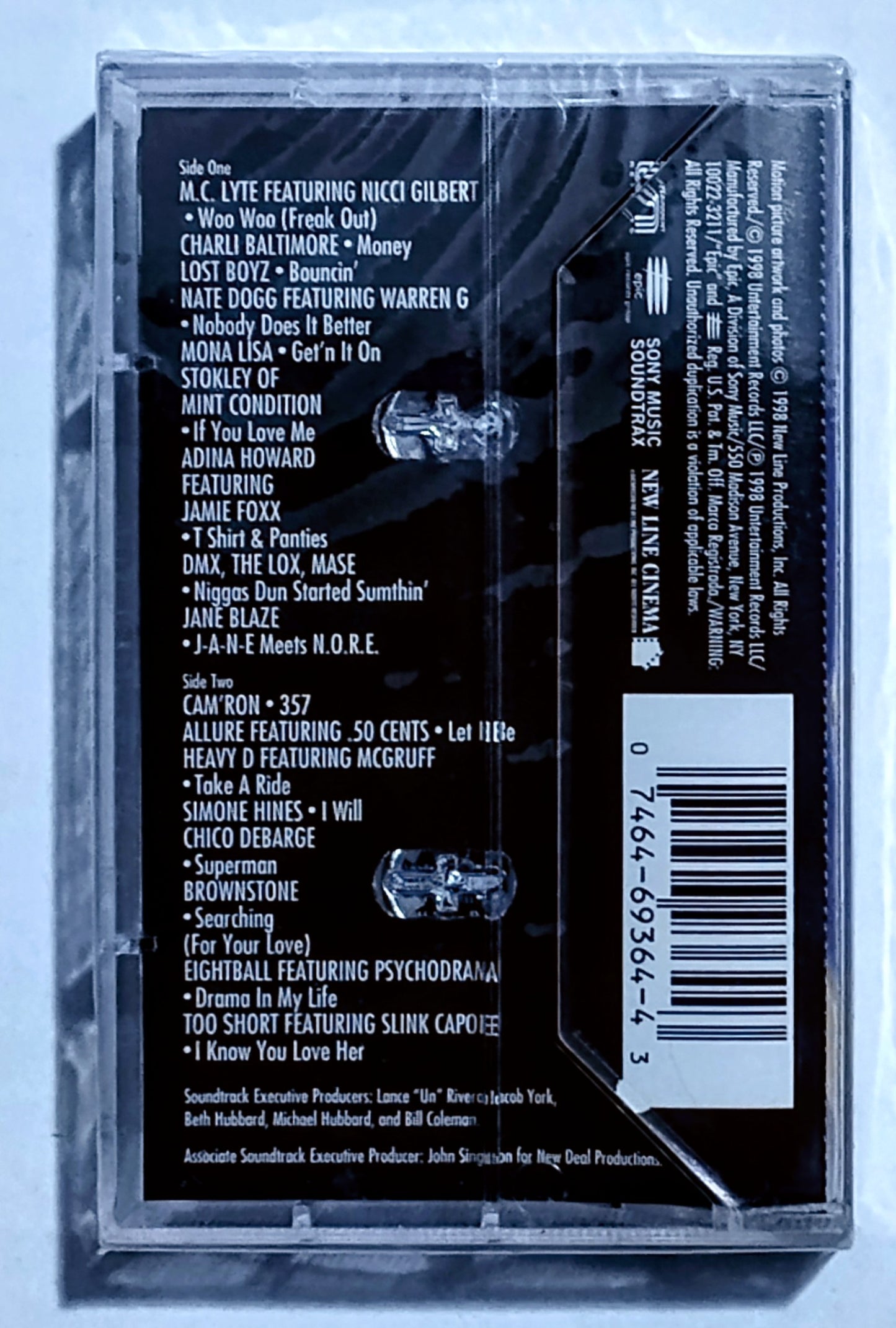 Various Artists - “Woo Soundtrack” - CASSETTE TAPE NM/M (Sealed with small holes in cellophane)