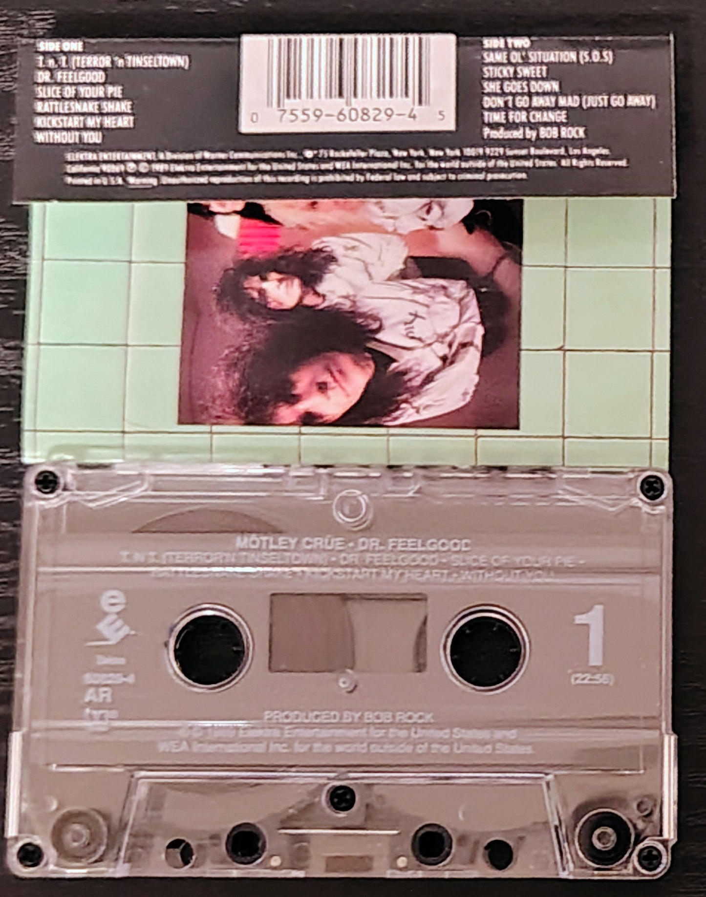 Mötley Crüe - "Dr. Feelgood" - CASSETTE TAPE VG+/VG+