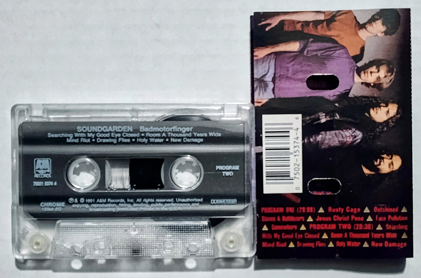 Soundgarden - “Badmotorfinger” - CASSETTE TAPE VG+/NM