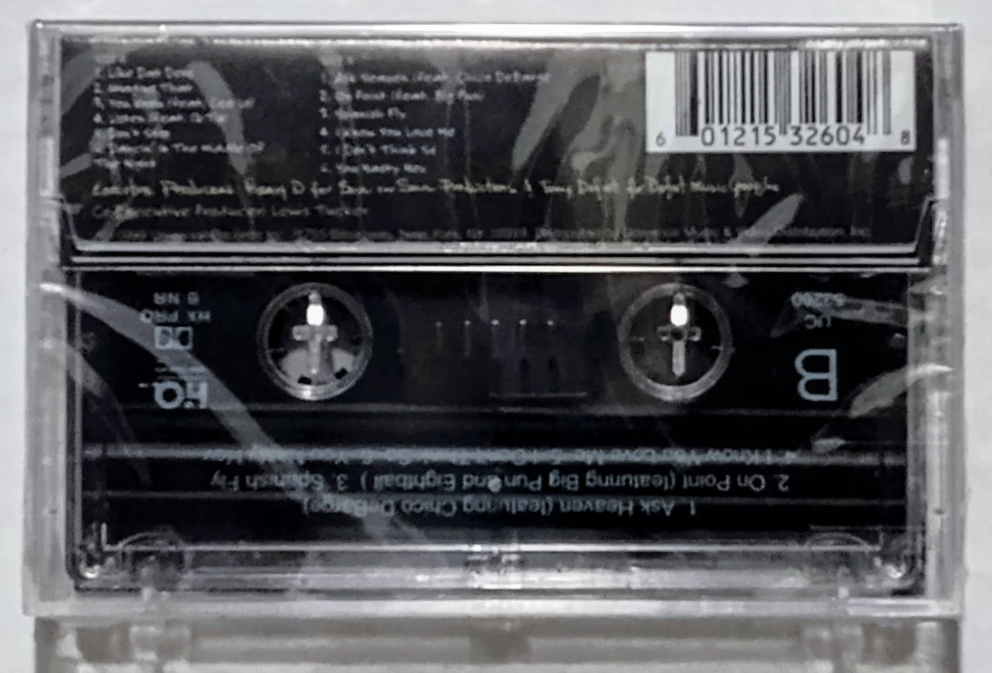 Heavy D - “Heavy” - CASSETTE TAPE NM/M (Sealed with hype sticker; small holes torn in cellophane)