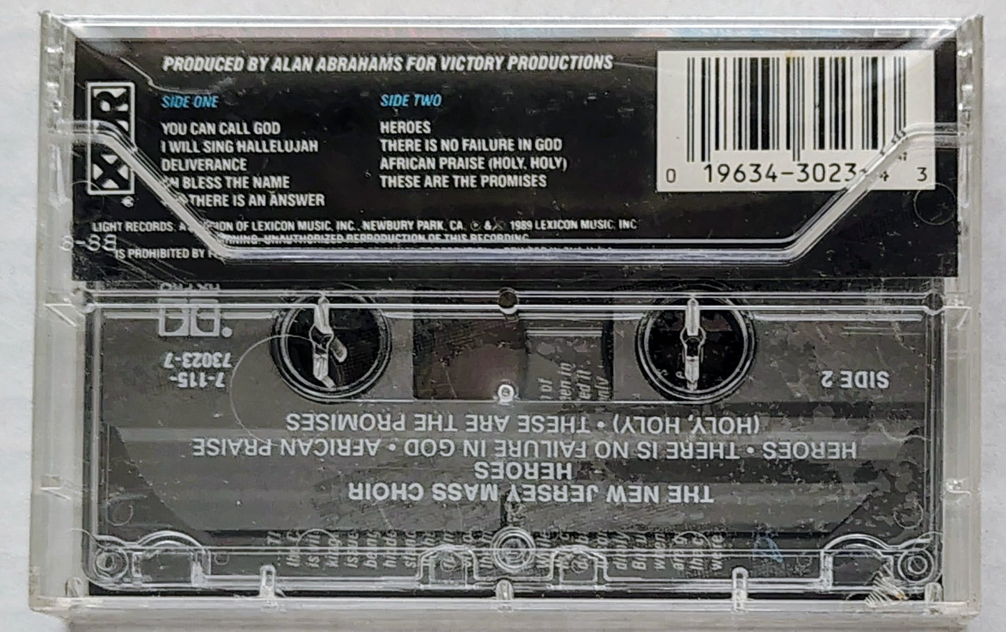 The New Jersey Mass Choir - "Heroes" - CASSETTE TAPE M/M (Sealed)