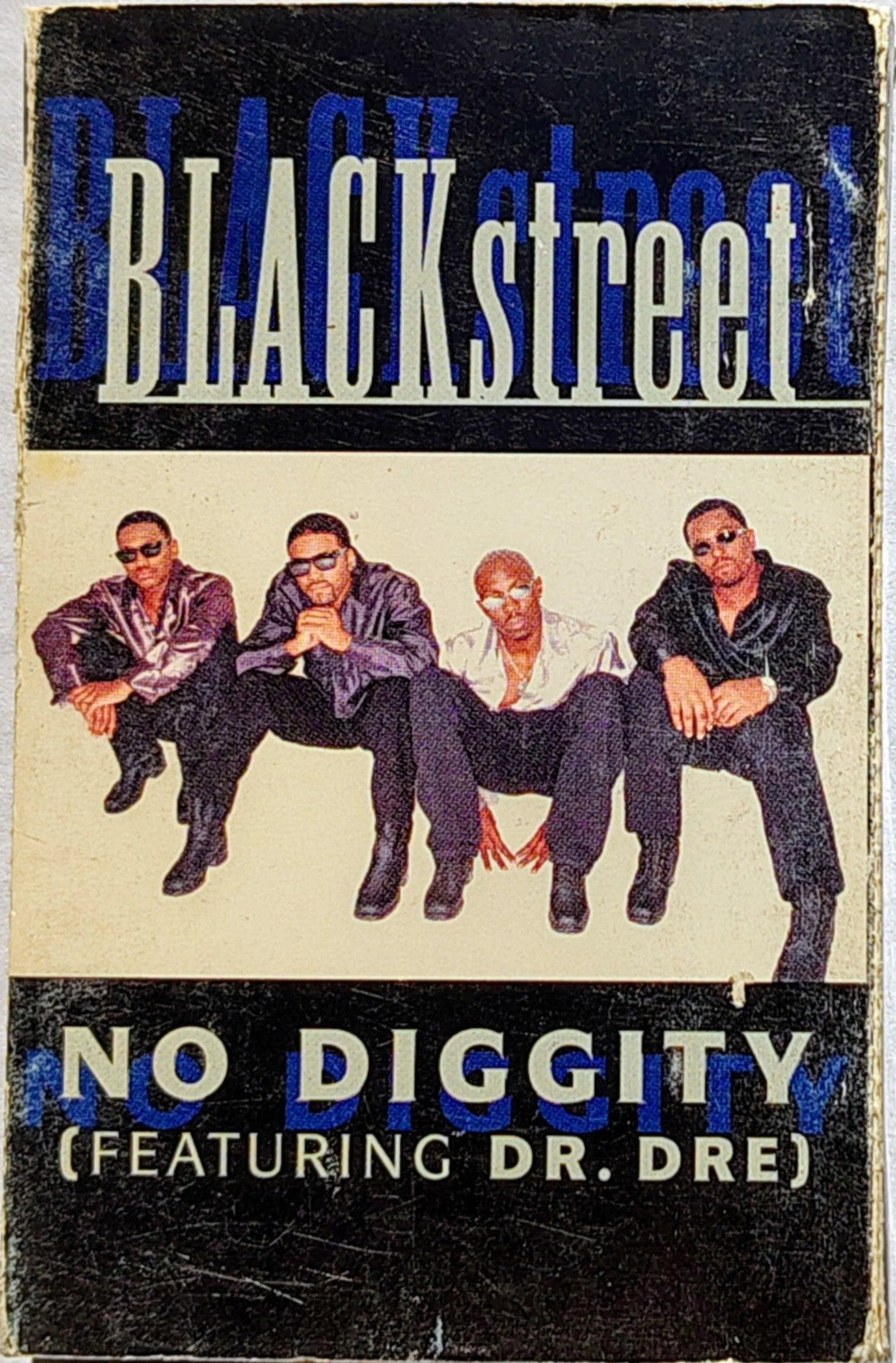 Blackstreet - "No Diggity" CASSETTE TAPE (Single) G+/G+