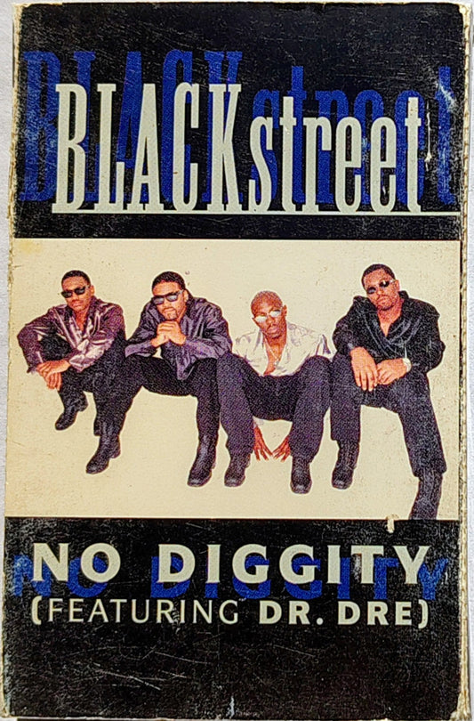 Blackstreet - "No Diggity" CASSETTE TAPE (Single) G+/G+