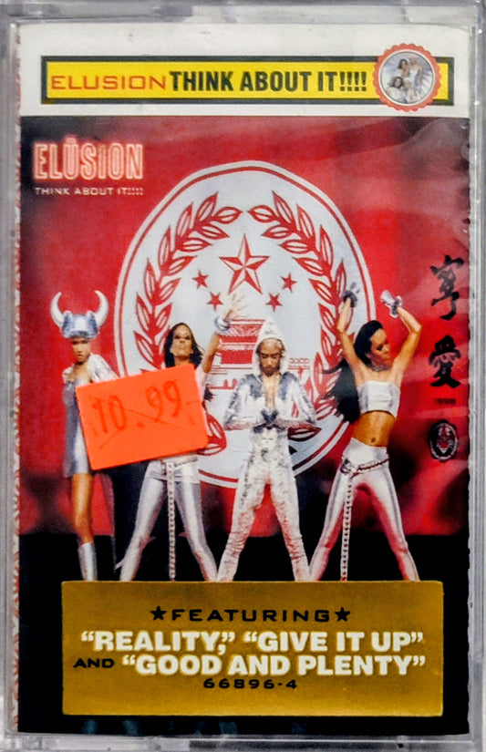 Elusion - “Think About It!!!!” - CASSETTE TAPE M/M (Sealed with hype sticker)