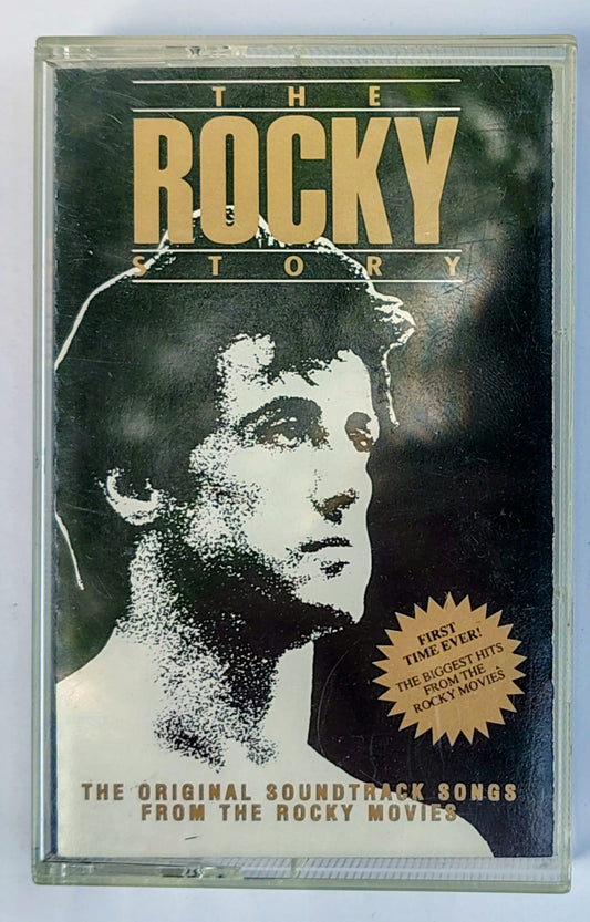 Various Artists - “The Rocky Story: Original Soundtrack Songs From The Rocky Movies” - CASSETTE TAPE VG+/G+