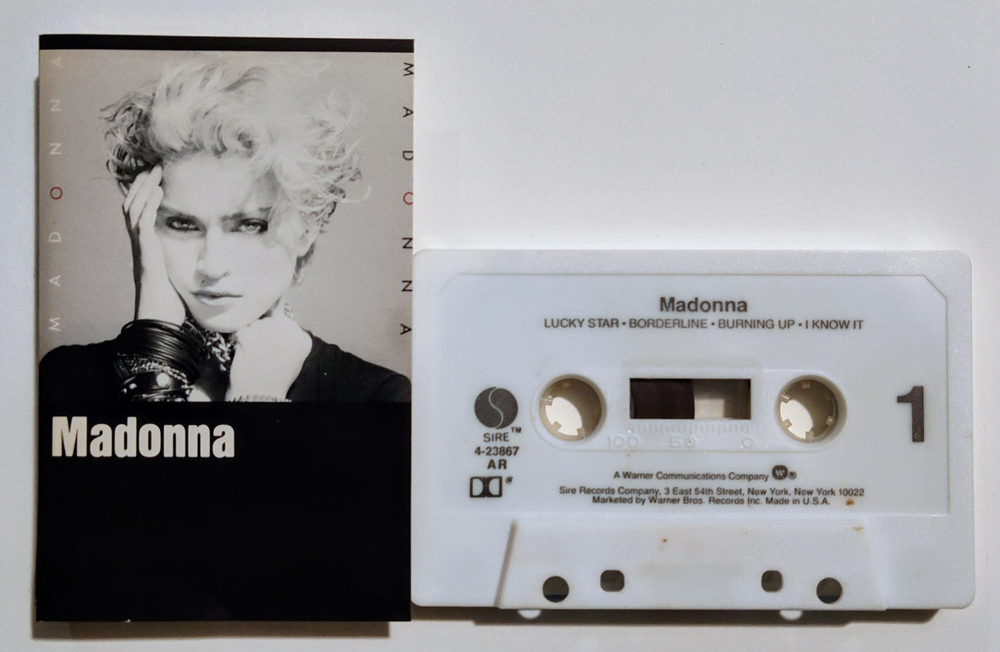 Madonna - "Madonna" - CASSETTE TAPE (SR; DOLBY) G+/G+