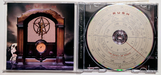 Rush - "The Spirit Of Radio (Greatest Hits 1974-1987)" - COMPACT DISC VG+/G+