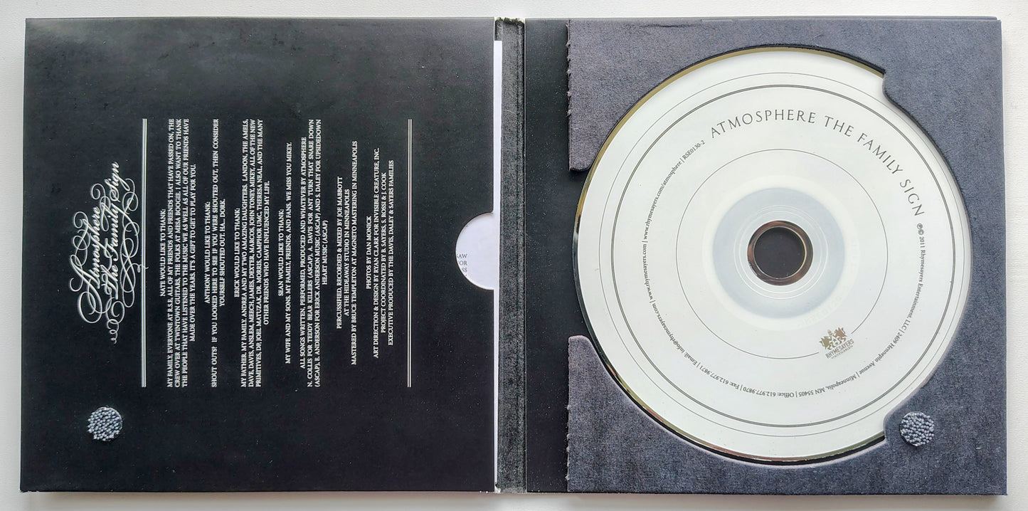 Atmosphere - “The Family Sign” - INDIE COMPACT DISC VG+/VG