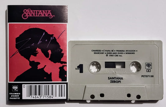 Santana - "Zebop!" - CASSETTE TAPE (DOLBY) VG/VG+