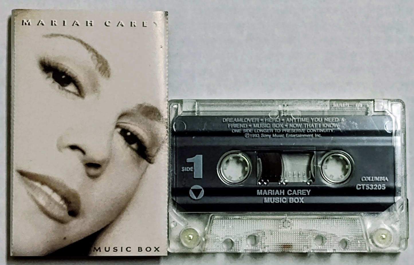 Mariah Carey - "Music Box" - CASSETTE TAPE VG+/VG+