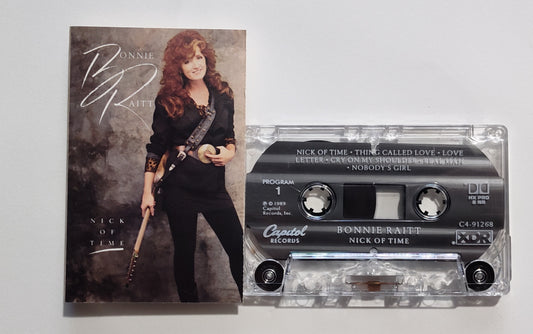 Bonnie Raitt - "Nick Of Time" - CASSETTE TAPE VG+/VG+