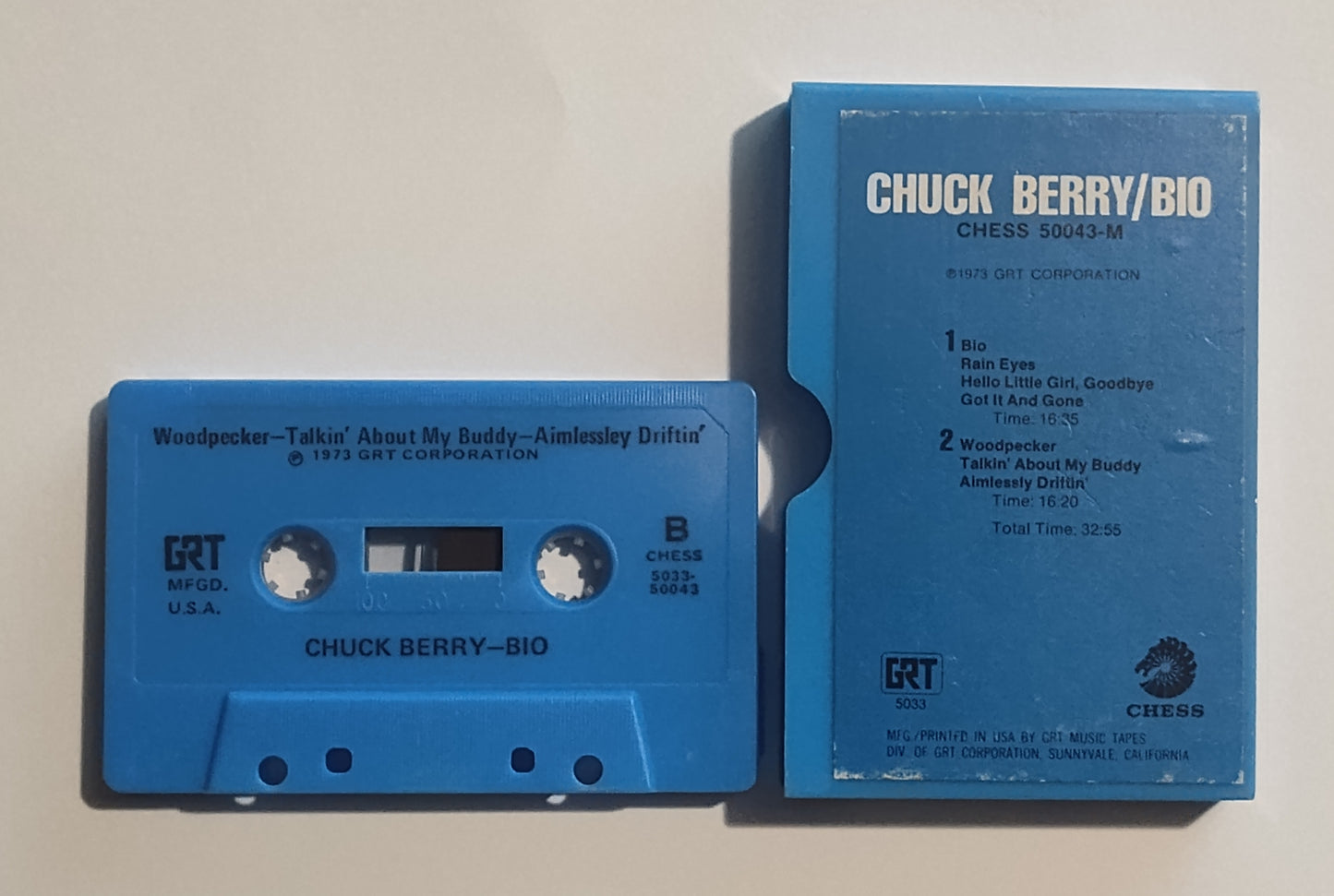 Chuck Berry - "Chess Box (3-Tape Set; 1 tape ONLY) - CASSETTE TAPE VG/VG
