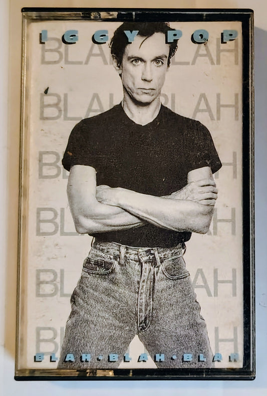 Iggy Pop - “Blah Blah Blah” - CASSETTE TAPE VG+/VG+