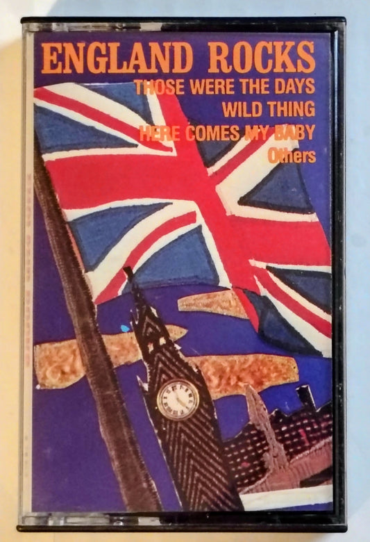 Various Artists - “England Rocks Compilation” - CASSETTE TAPE VG+/VG+
