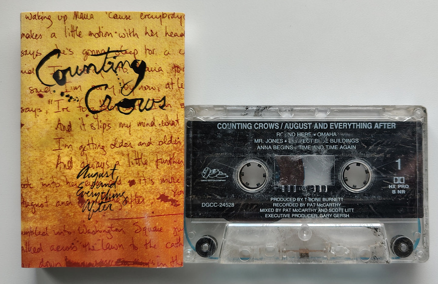 Counting Crows - “August And Everything After” - CASSETTE TAPE G+/G+ *🚨*