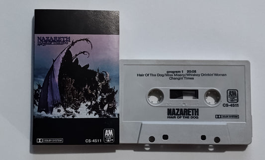 Nazareth - "Hair Of The Dog" - CASSETTE TAPE (DOLBY) NM/VG+