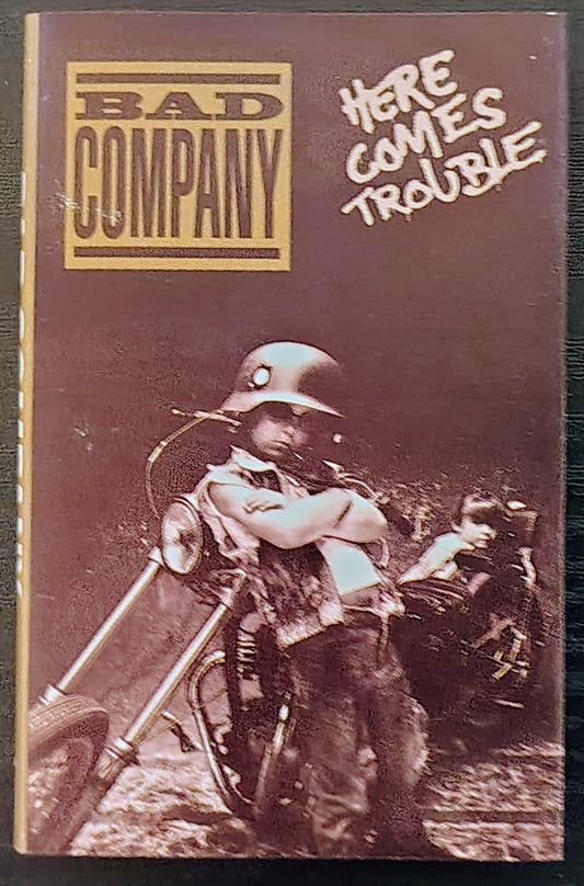 Bad Company - "Here Comes Trouble" - CASSETTE TAPE VG/VG