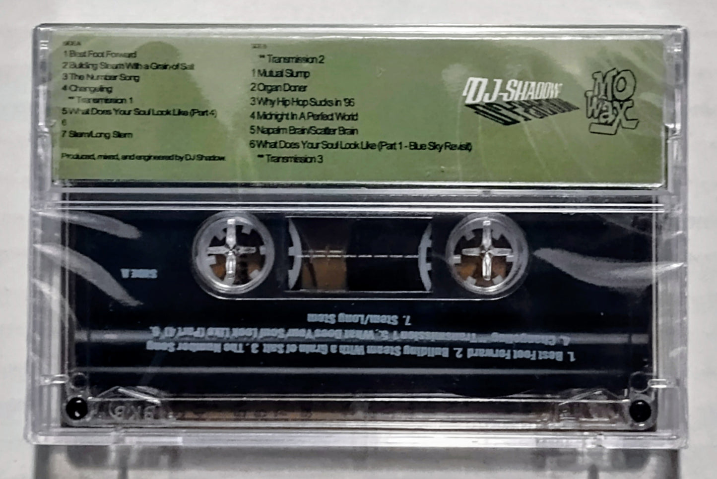 DJ Shadow - “Endtroducing…..” - CASSETTE TAPE (Italy “Fan Club” Reissue) M/M (Sealed)